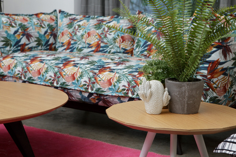 ספה פרחונית